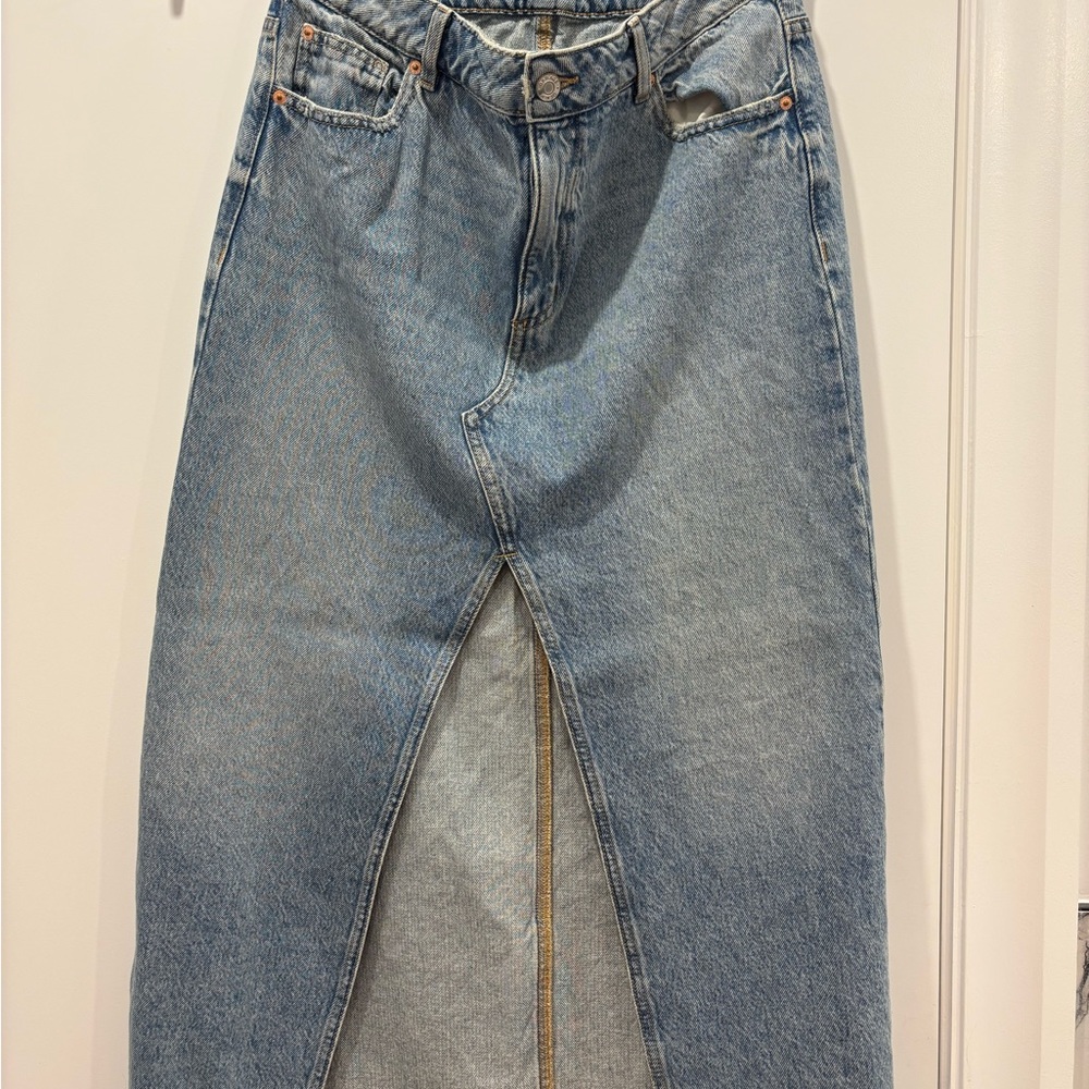 Garage Blue Maxi Skirt